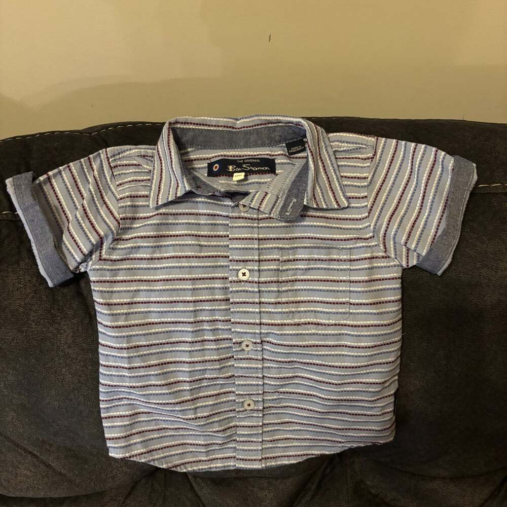 Ben Sherman boys button up 12 months
